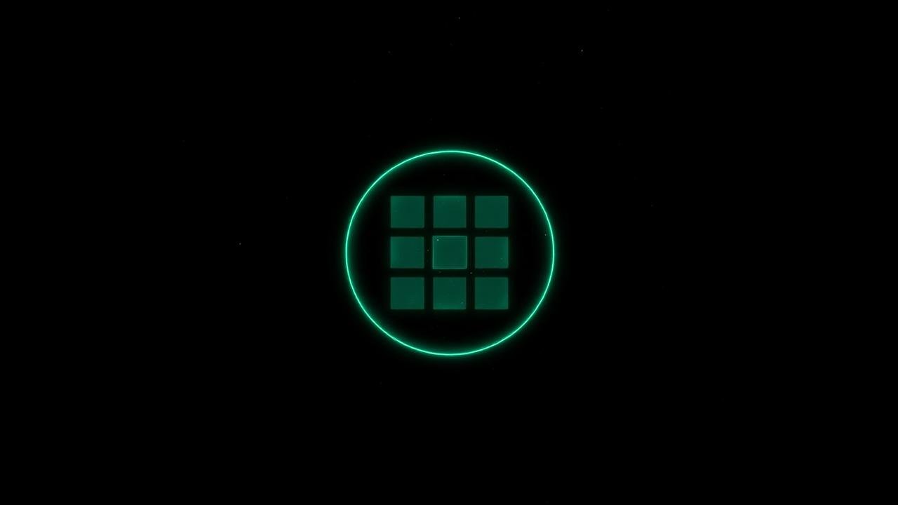 A luminous lens inspecting a grid of link prospects